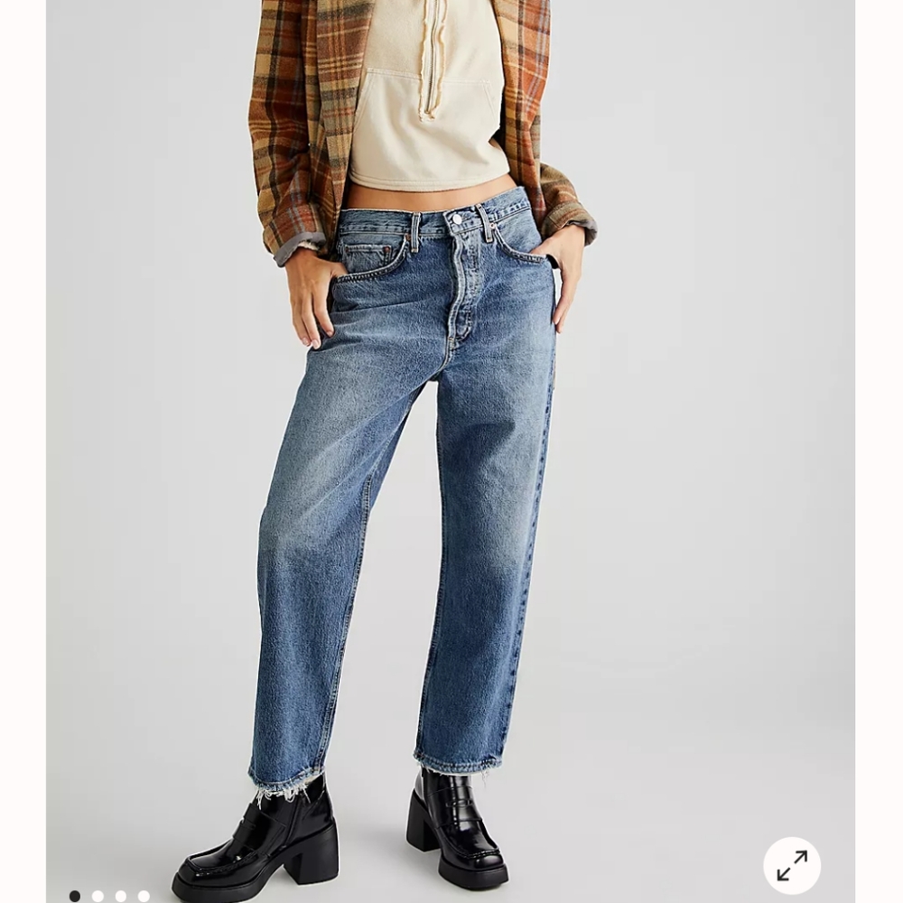 Free People AGOLDE '90s Crop Jeans